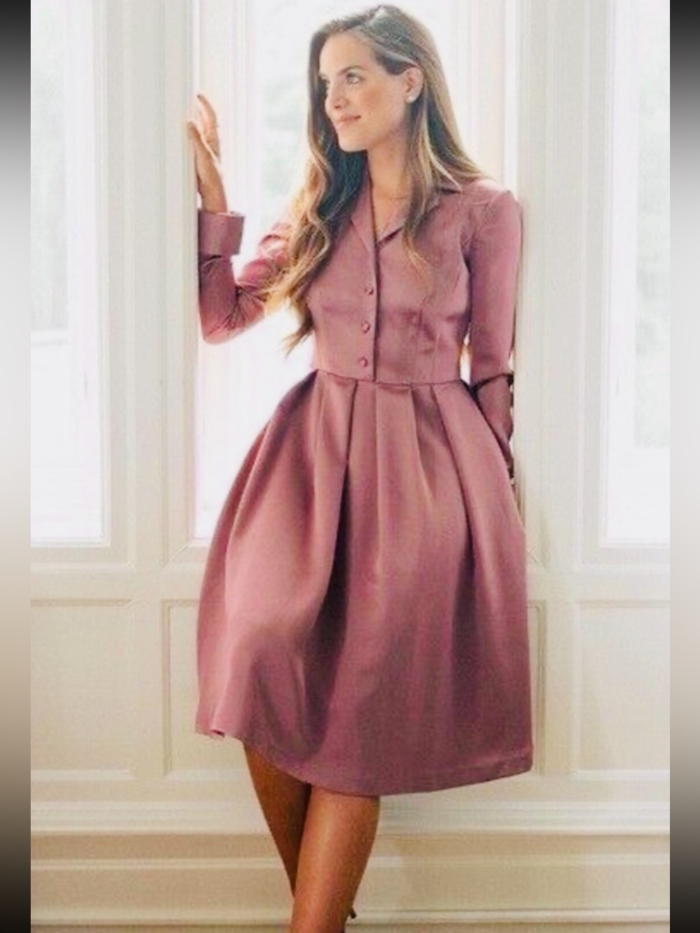 NWT Gal Meets Glam Margot Fit and Flare Dress Size 4